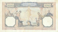 1000 Francs Cérès et Mercure